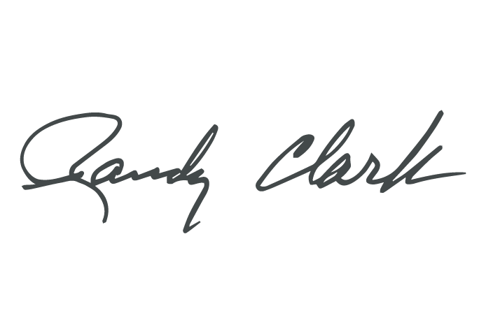 Randy Clark signatur